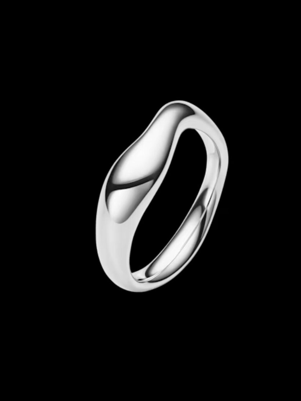 2 pack rings recycled sterling 925 silver